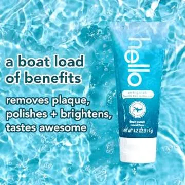 hello Smiling Shark Kids Toothpaste 4.2 Oz - Fluoride Free