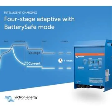 Victron Energy MultiPlus Pure Sine Wave Inverter Charger for 120 amp Battery, 3000VA 12-Volt
