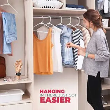 Durable Plastic Clothes Hangers Bulk Order for Wardrobe