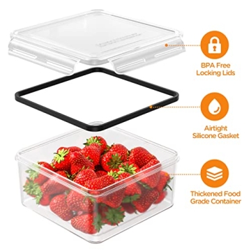 HOMETALL 52 Piece Airtight Food Storage Containers Set