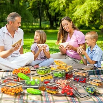 HOMETALL 52 Piece Airtight Food Storage Containers Set