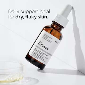 The Ordinary 100% Organic Cold-Pressed Moroccan Argan Oil, Nourishing and Hydrating Treatment for Skin & Hair, 1 Fl Oz