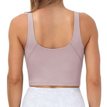 Women’s Longline Sports Bra for Yoga & Workouts