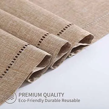 Tosewever Decorative Linen Table Runner for Elegant Dining