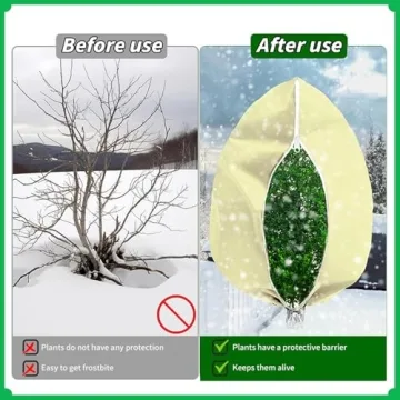 BATULU Plant Covers for Winter - 47.2 x 70.8 Inches