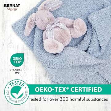 Bernat Sheepy Light Fawn Yarn - 2 Pack of 250g/8.8oz - Nylon - 6 Super Bulky - Knitting/Crochet