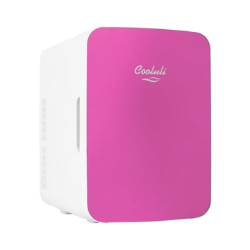 Cooluli 10L Mini Fridge for Bedroom, Car, Office Desk & Dorm - Portable Thermoelectric Cooler & Warm...