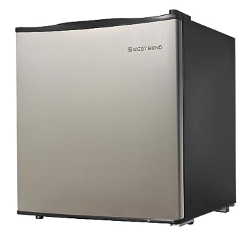 West Bend 1.7 Cu.Ft. Mini Fridge - Compact Auto Defrost Refrigerator for Home, Office, Dorm
