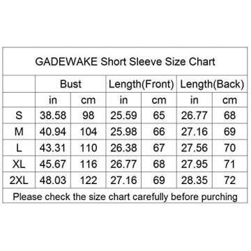 Stylish GADEWAKE Color Block T-Shirts for Women