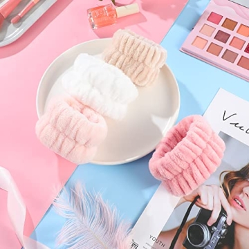 Chuangdi Microfiber Wrist Bands for Skincare Routine