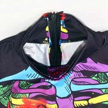 JomeDesign Skeleton Bodysuit for Halloween & Parties