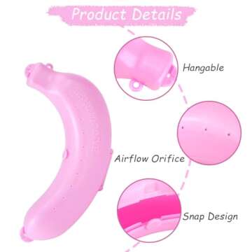 SITAKE Banana Holder Case - 3pcs Portable Fruit Keeper
