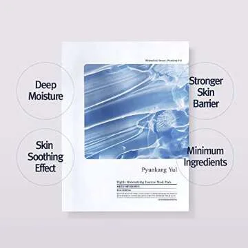 Pyunkang Yul Highly Moisturizing Mask Pack 10 PCS - Korean Ceramide Vitamin Face Sheet Mask Skin Care Products - Beauty Face Mask Containing Panthenol, Hyaluronic Acid, Tea Tree, Cica