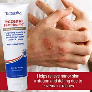 Triderma Eczema Fast Healing Cream - Relief for Dry Skin