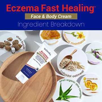 Triderma Eczema Fast Healing Cream - Relief for Dry Skin
