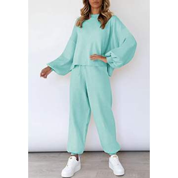 Viottiset Women's Stylish 2 Piece Sweatsuit Set