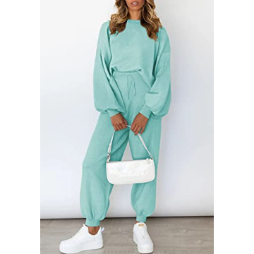 Viottiset Women's Stylish 2 Piece Sweatsuit Set