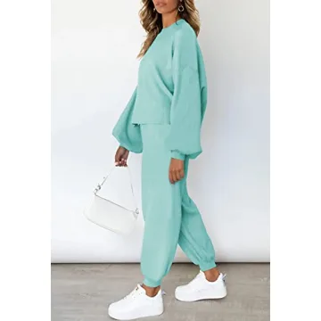 Viottiset Women's Stylish 2 Piece Sweatsuit Set