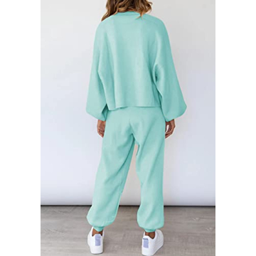 Viottiset Women's Stylish 2 Piece Sweatsuit Set