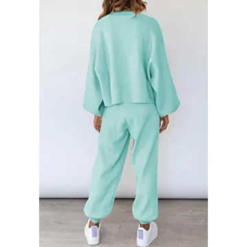 Viottiset Women's Stylish 2 Piece Sweatsuit Set