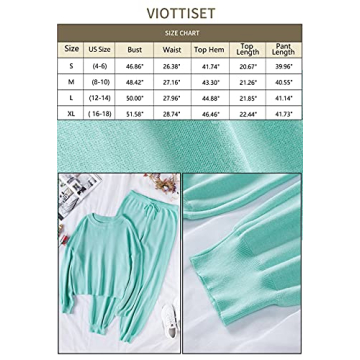 Viottiset Women's Stylish 2 Piece Sweatsuit Set
