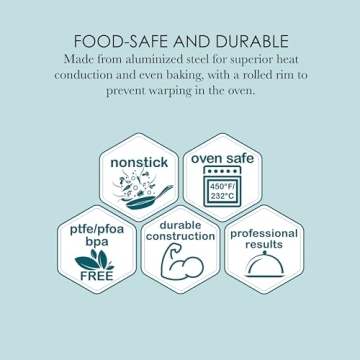 Chicago Metallic Non-Stick Pan Set 17x12.25 Inches