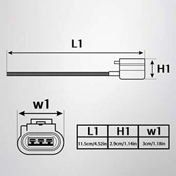 9008 H13 Female Socket Plug Connector for Headlights