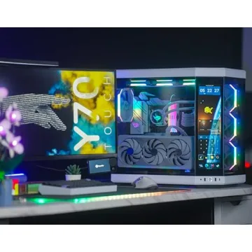 HYTE Y70 Touch Dual Chamber ATX Mid Tower 4K LCD Case