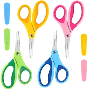 Kids iBayam 5 Inch Comfort Grip Scissors for Creative Fun