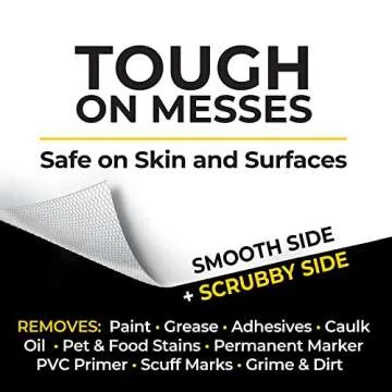 Grime Boss Heavy Duty Hand Cleaning Wipes, White 60 Count (Pack of 1)