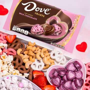 DOVE PROMISES Valentine Milk Chocolate Candy Hearts 8.87-Ounce Bag