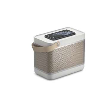 Bang & Olufsen Beolit 20 Powerful Portable Wireless Bluetooth Speaker, Grey Mist