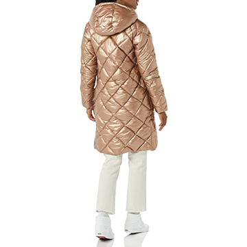 Stylish Women's Knee Length Hooded Winter Coat