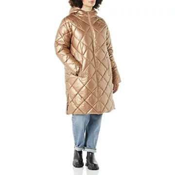Stylish Women's Knee Length Hooded Winter Coat
