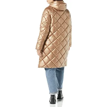 Stylish Women's Knee Length Hooded Winter Coat