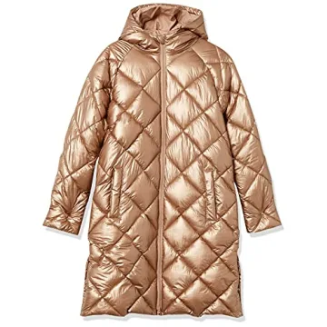 Stylish Women's Knee Length Hooded Winter Coat