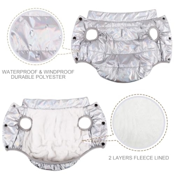 ASENKU Waterproof Winter Coat for Dogs - Windproof & Warm