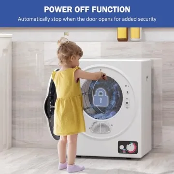Portable Clothes Dryer with 4 Drying Modes