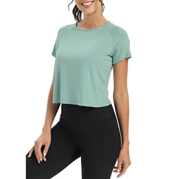 Comfortable Open Back Workout Shirt for Active Women