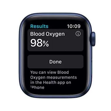 Apple Watch Series 6 GPS 44mm Blue Aluminum Renewed