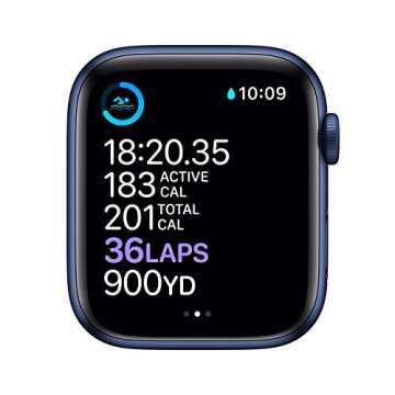 Apple Watch Series 6 GPS 44mm Blue Aluminum Renewed