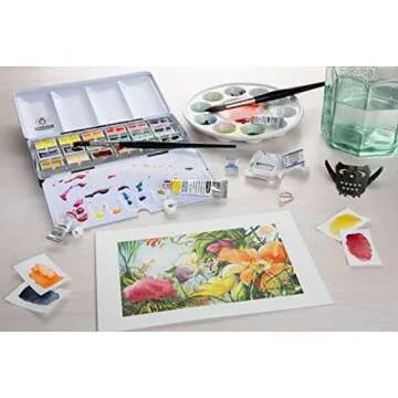 Schmincke AQUARELL Watercolor Set - 18 Premium Colors