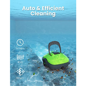 WYBOT Cordless Robotic Pool Vacuum Powerful Suction Cleaner