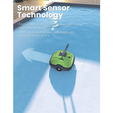 WYBOT Cordless Robotic Pool Vacuum Powerful Suction Cleaner