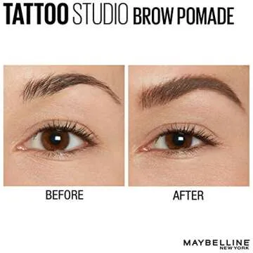 Maybelline TattooStudio Brow Pomade Waterproof, Buildable, Makeup