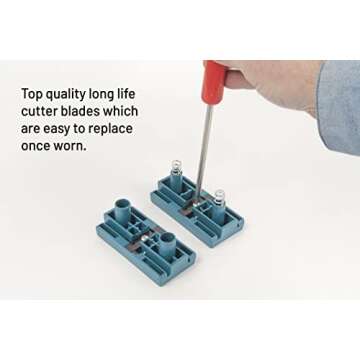 Virutex AU-93 Double Edge Manual Banding Trimmer and Scrapper, Quad Trimmer, Thin Edge Scrape Both Sides Simultaneously, Long Life Cutter Blades of Chromium-vanadium alloyed (51CrV4)