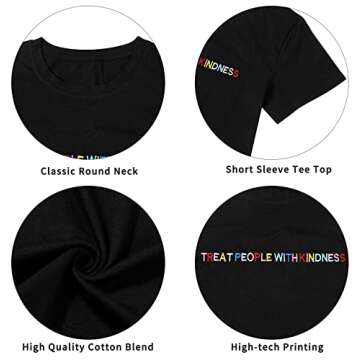 Inspirational Kindness Shirt for Women | Casual Graphic Tee