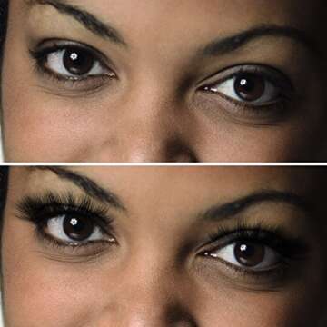 3D & 4D Mink Fur False Eyelashes Pack of 2 Pairs,100% Natural Soft Curl Genuine Siberian Mink Hair Hand-made Luxury Fashion Fake Lashes in Premium Box Package with Mirror & Tweezer