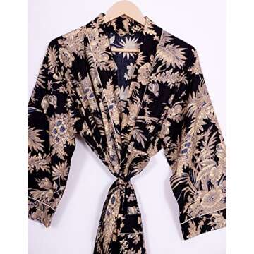 Cotton Kimono Robe for Women - Stylish & Comfortable