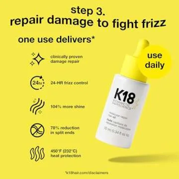 K18 Damage Repair Essentials Kit, Travel-Friendly Trio Featuring Mini Hair Mask, Mini Hair Oil & Mini Detox Shampoo